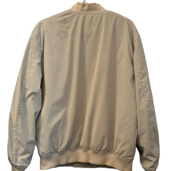 Zara cream quilted lining padded oversized bomber jacket size L - Picture 4 of 9